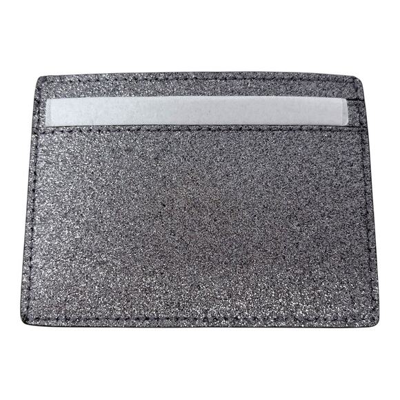 Kate Spade Glitter Cardholder Trio Pink, Green & Silver. Holiday Gift New in Box - Picture 9 of 14